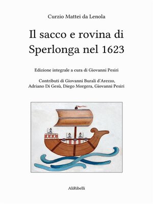 cover image of Il sacco e rovina di Sperlonga nel 1623